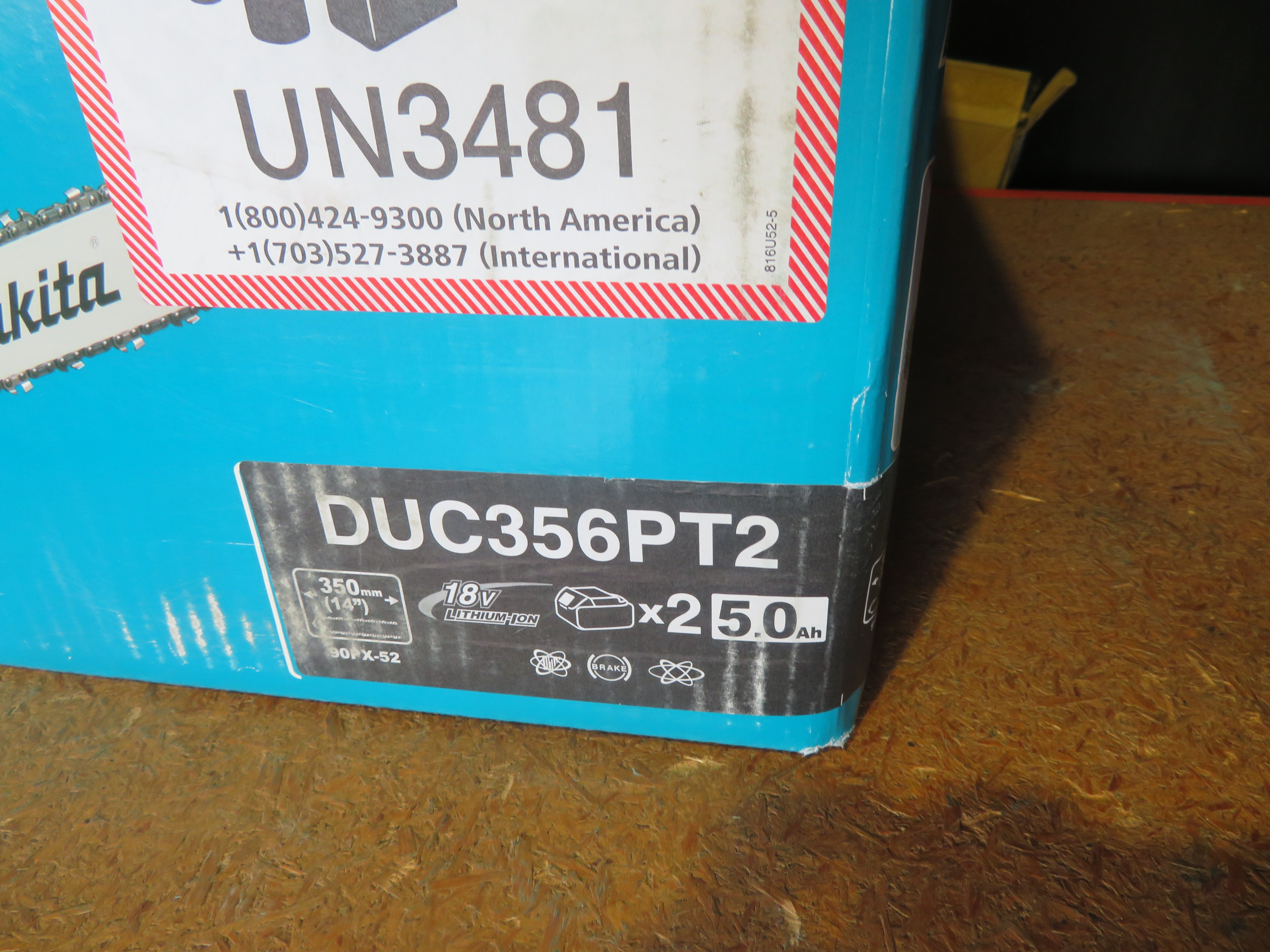 Makita 18Vx2 Bl Chainsaw Top 14 5Ah