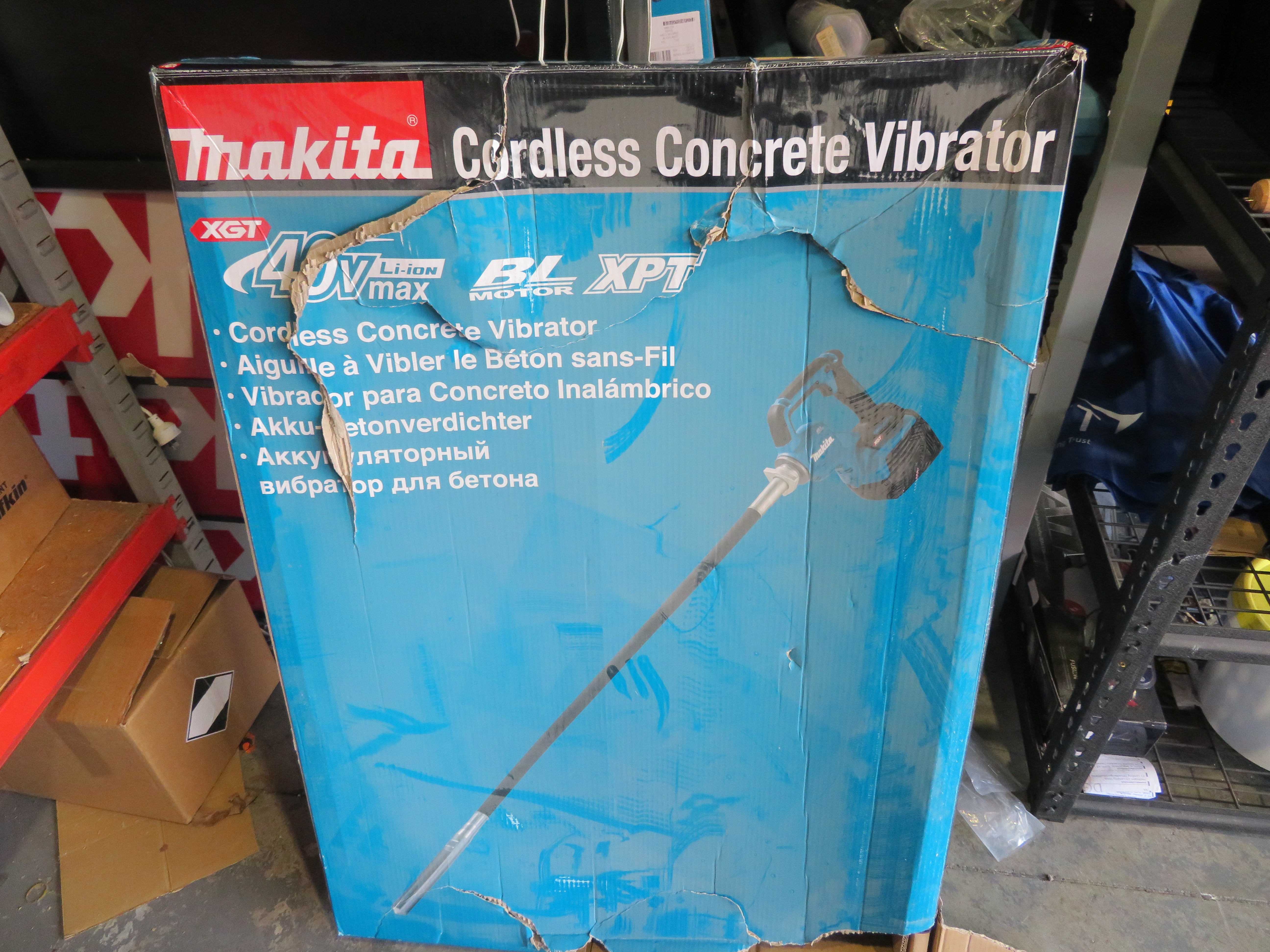 Makita Xgt Concrete Vibrator 32X2.4mm