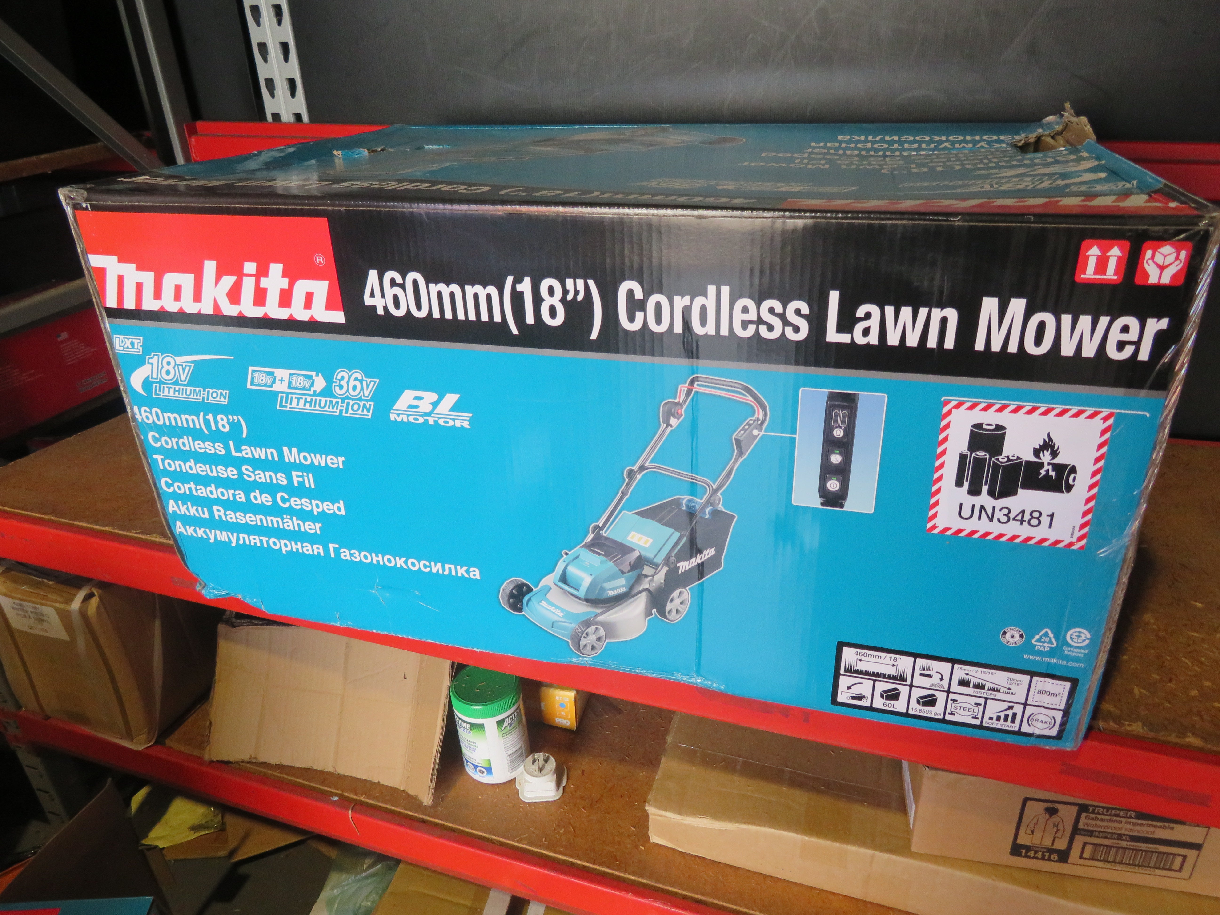 Makita 18Vx2 BL MOWER 460mm BarBlade