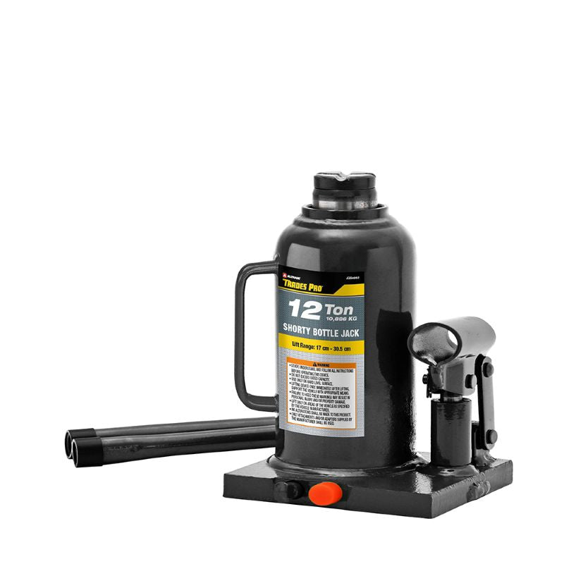 TRADES PRO 12 TON SHORTY BOTTLE JACK