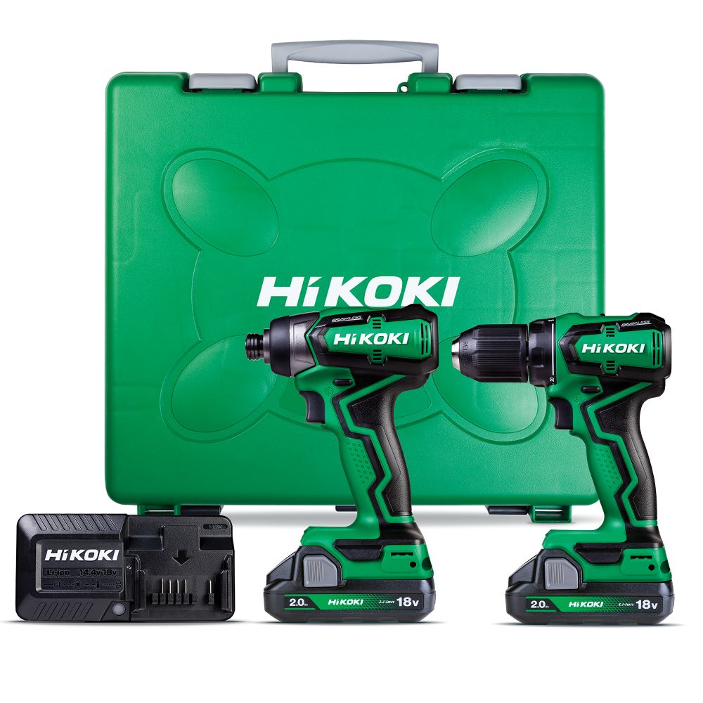 HIKOKI 18V DRILL and IMPACT DRIVER COMBO KIT