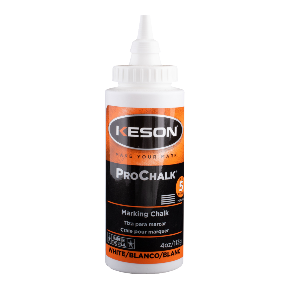KESON ProChalk Standard White Marking Chalk - 113g