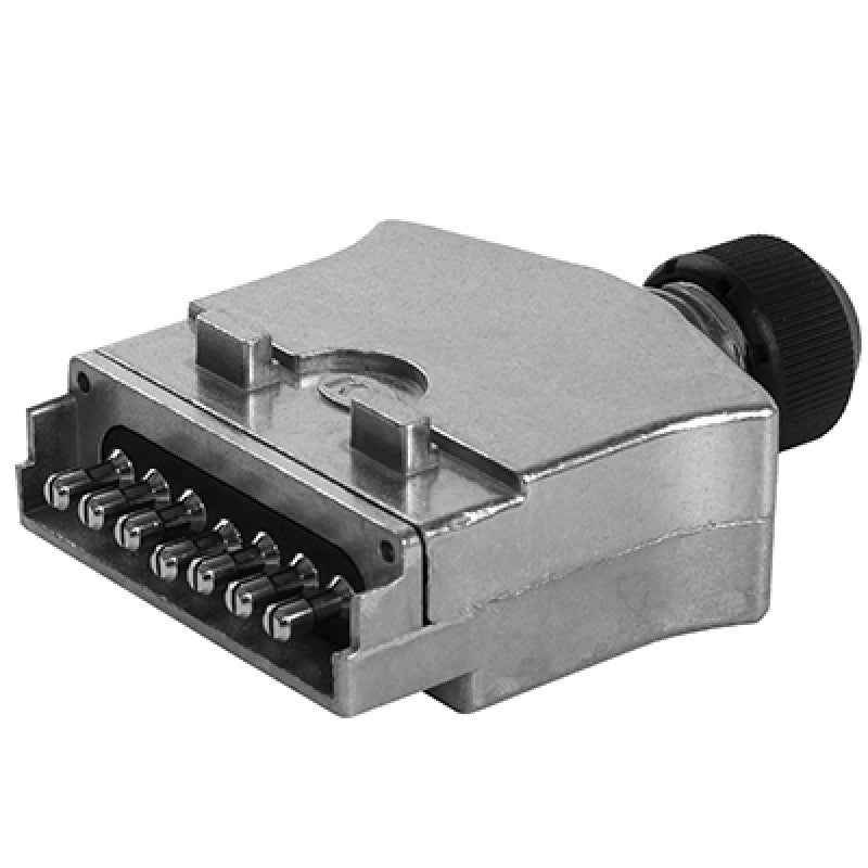 KT 7 Pin Flat Metal Trailer Plug