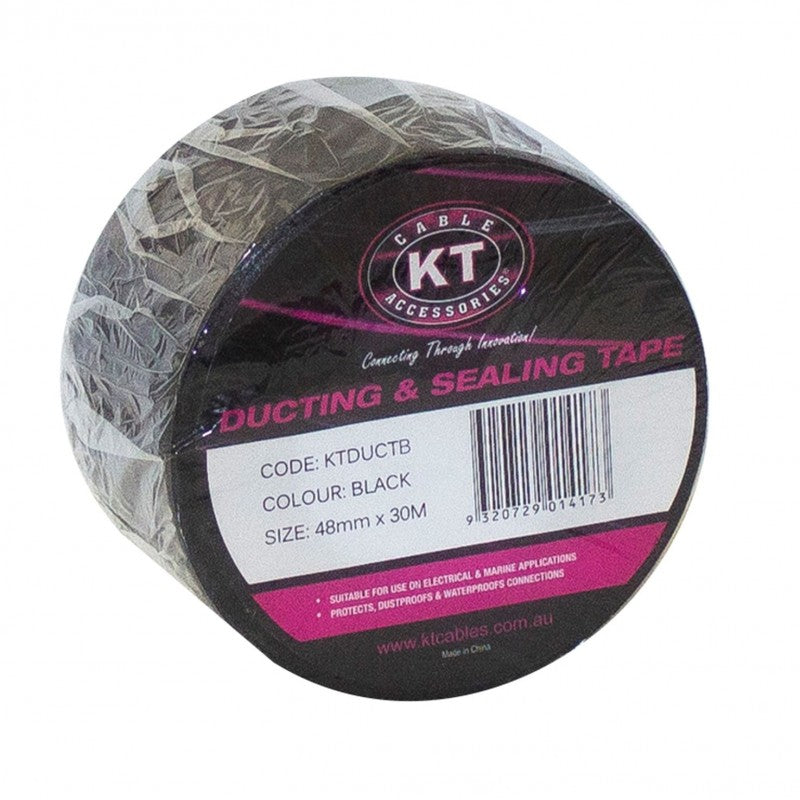 KT BLACK DUCT TAPE 48MM X 30M