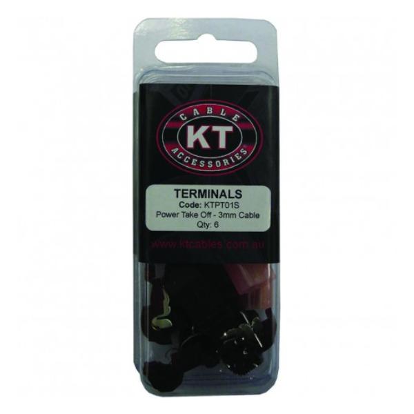 KT RED CRIMP TERMINAL POWER TAKE-OFF PK6+6