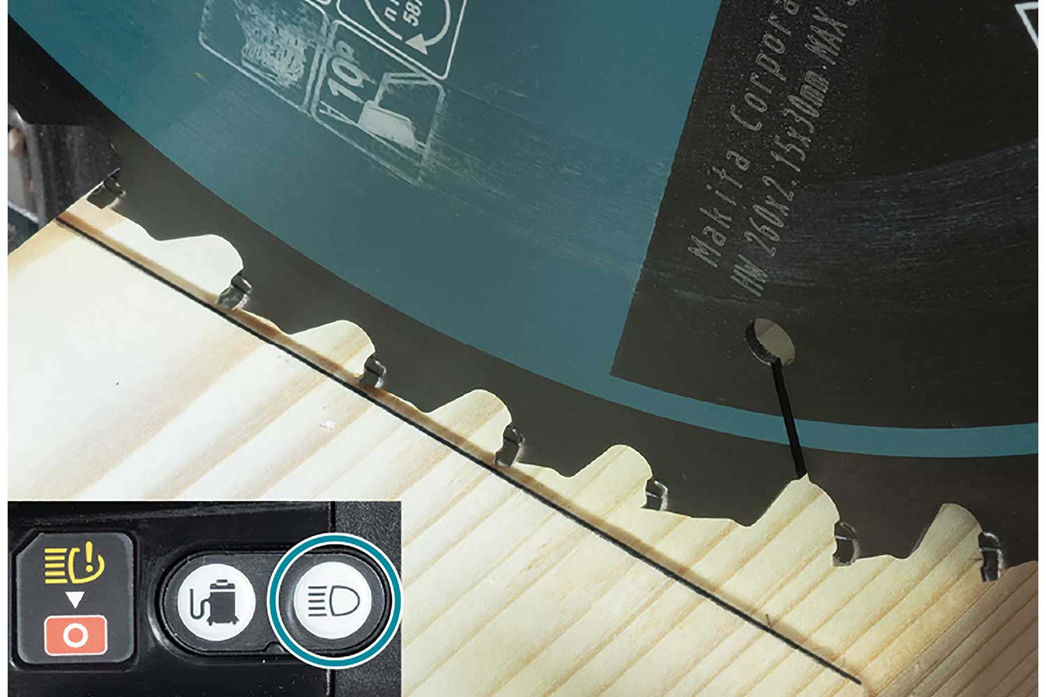 Makita 40VMAX XGT BRUSHLESS 260MM TABLE TOP MITRE SAW