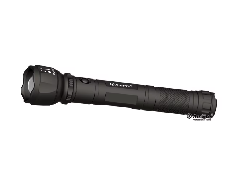 AmPro T24159 Adjustable Focus CREE LED Flashlight 150 Lumens