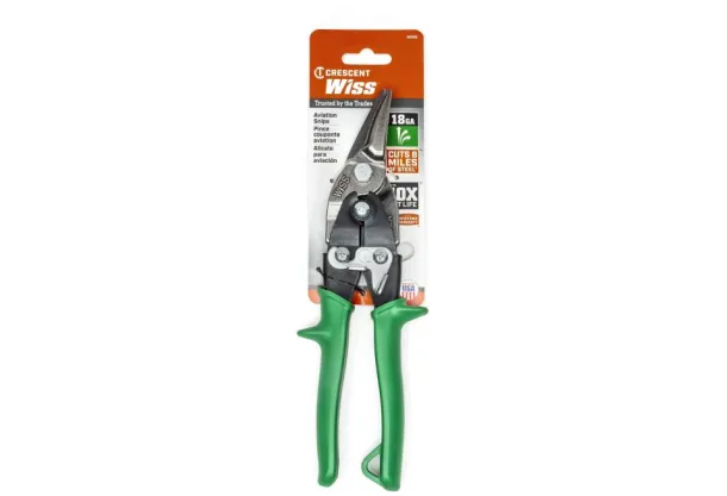 WISS M2R METALMASTER SNIP RH/GREEN