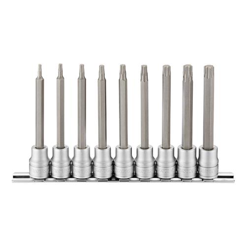 Teng 9pc 3/8in Dr. Long TX Bit Socket Set - TX10-TX50