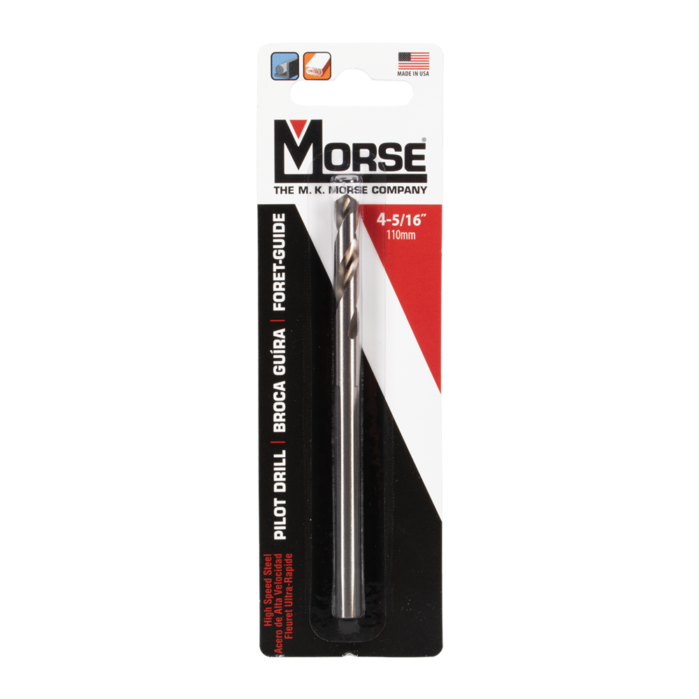 Morse #TACPD4 110mm PILOT DRILL - CARD