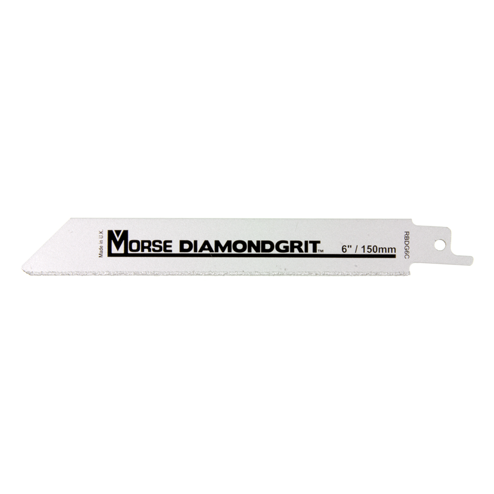 Morse #SP LINE DIAMOND GRIT RECIP BLADE - 150mm - Card of 1