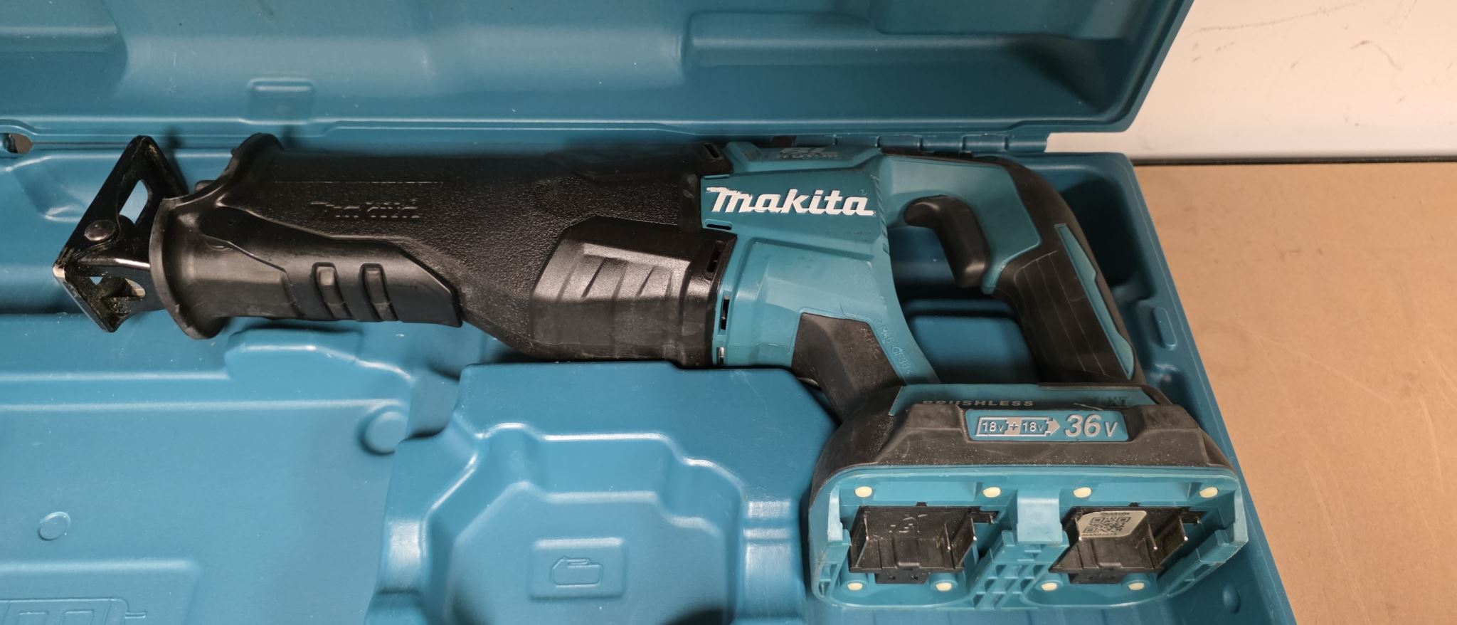 Makita 18Vx2 Brushless Reciprocating Saw Bare Tool Only + Carry Case Ex Demo