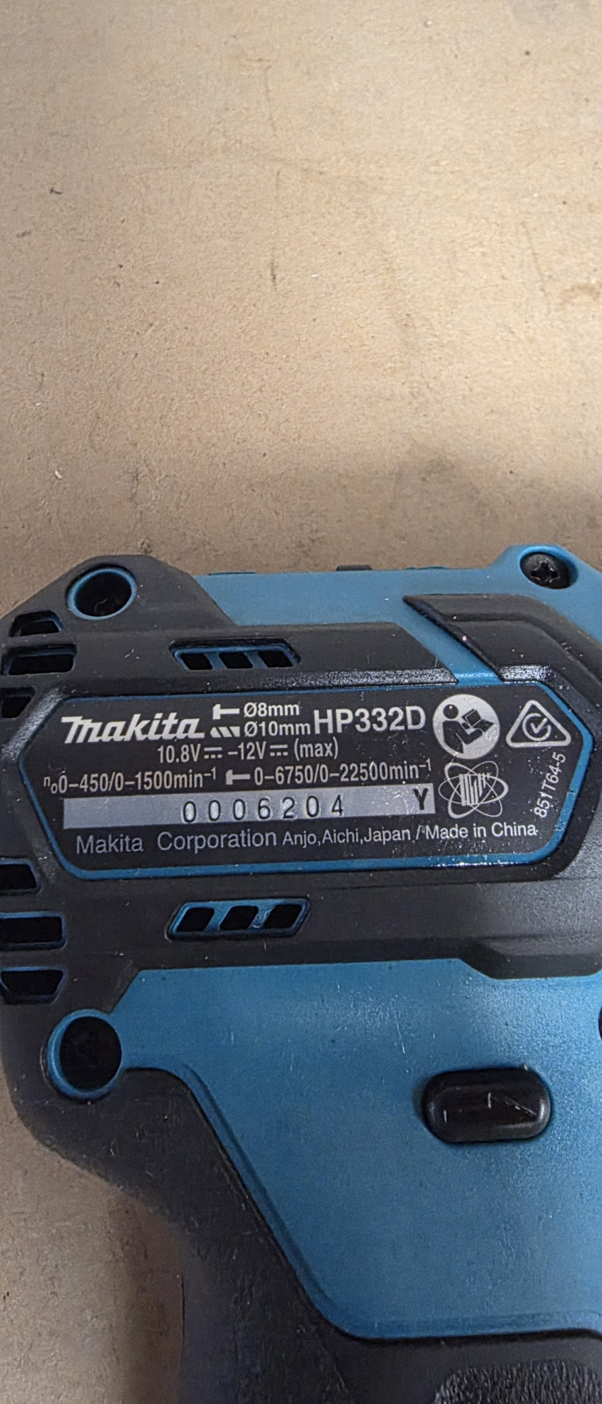 Makita 12V Cxt Bl Hammer Drill Ex Demo