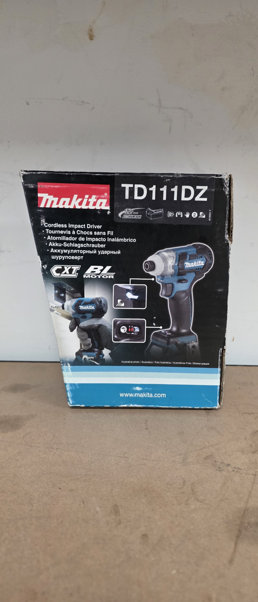 Makita 12V Cxt Bl Impact Driver - Bare Tool Only Ex Demo