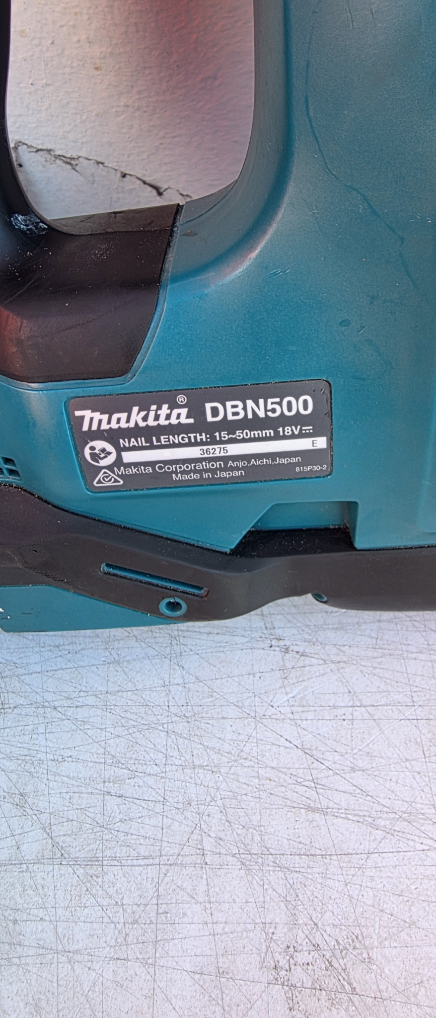 MAKITA 18V LXT 18Ga BRAD NAILER 50mm