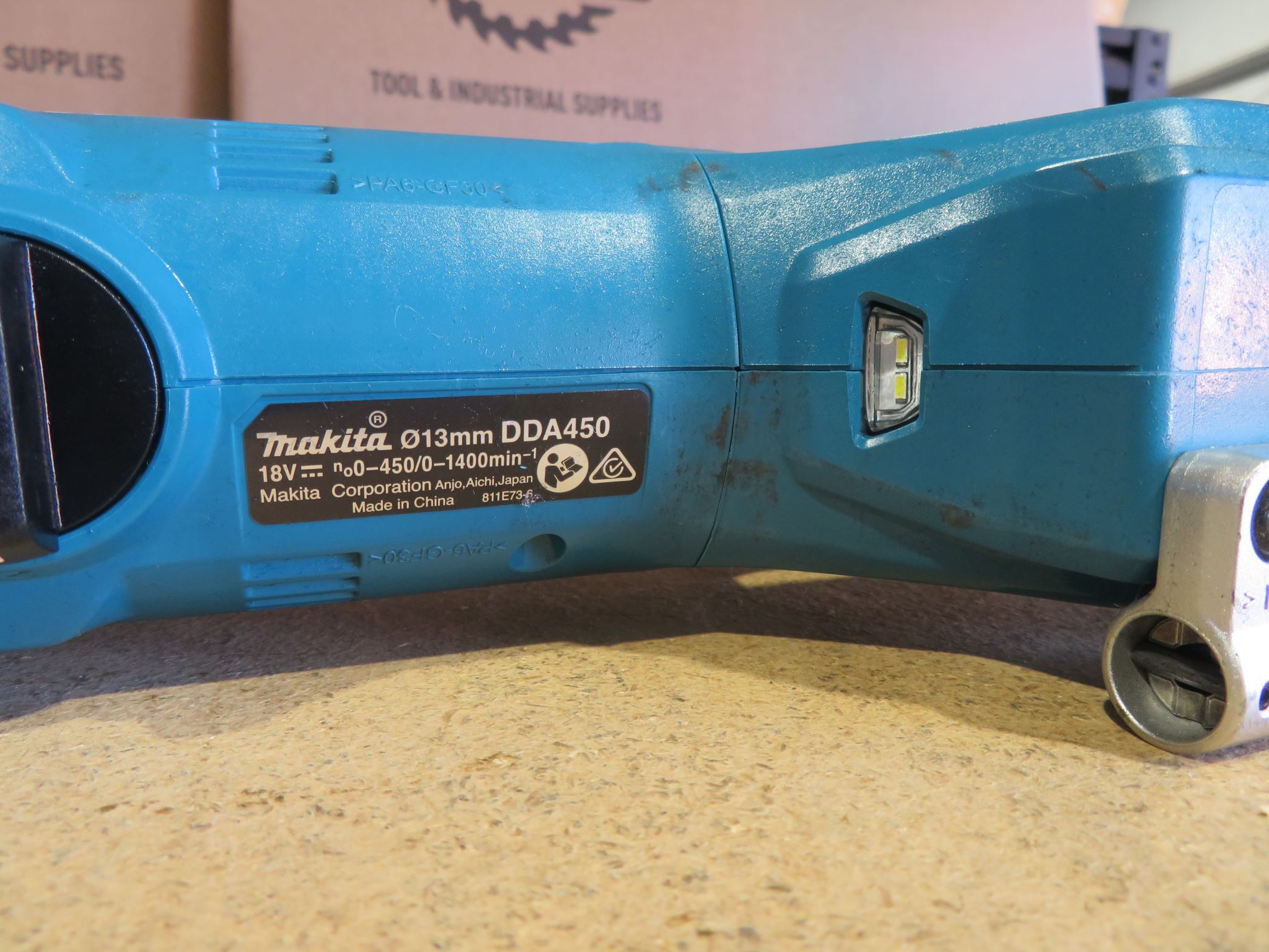 Makita Ex Demo DDA450Z 18V LXT Brushless 13mm Angle Drill - Clearance