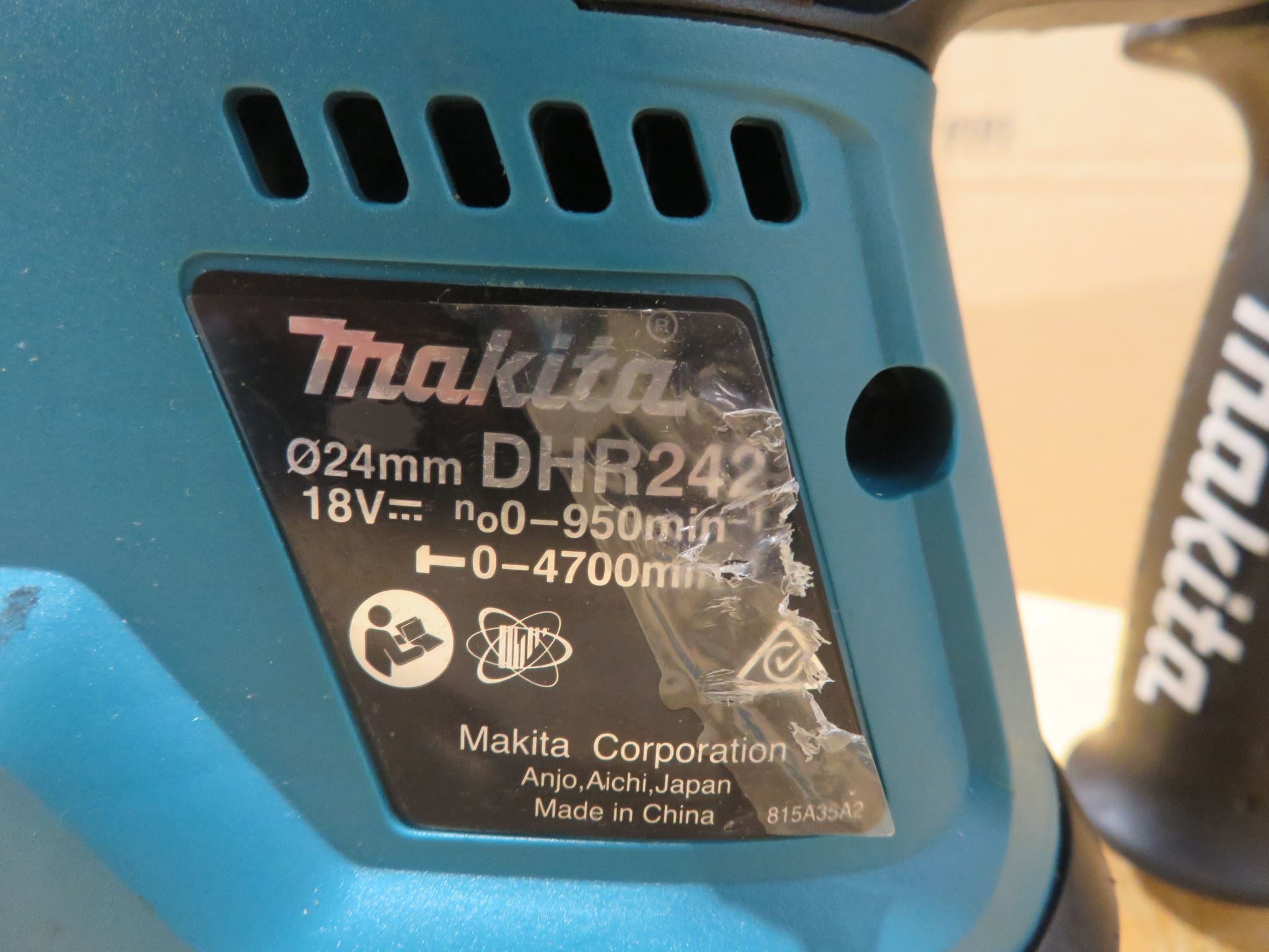 MAKITA 18V LXT BL ROTARY HAMMER Ex Demo