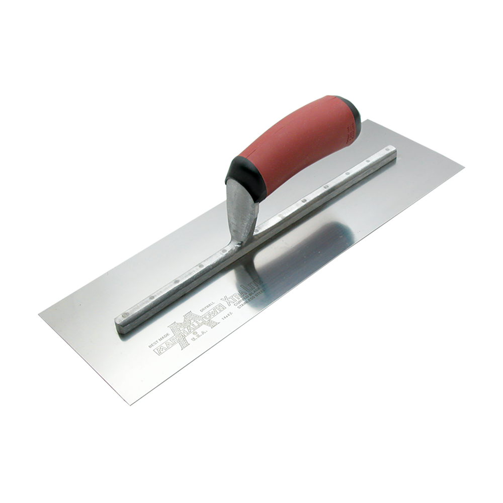 MARSHALLTOWN 350mm STAINLESS CURVED DRY WALL TROWEL - DURASOFT