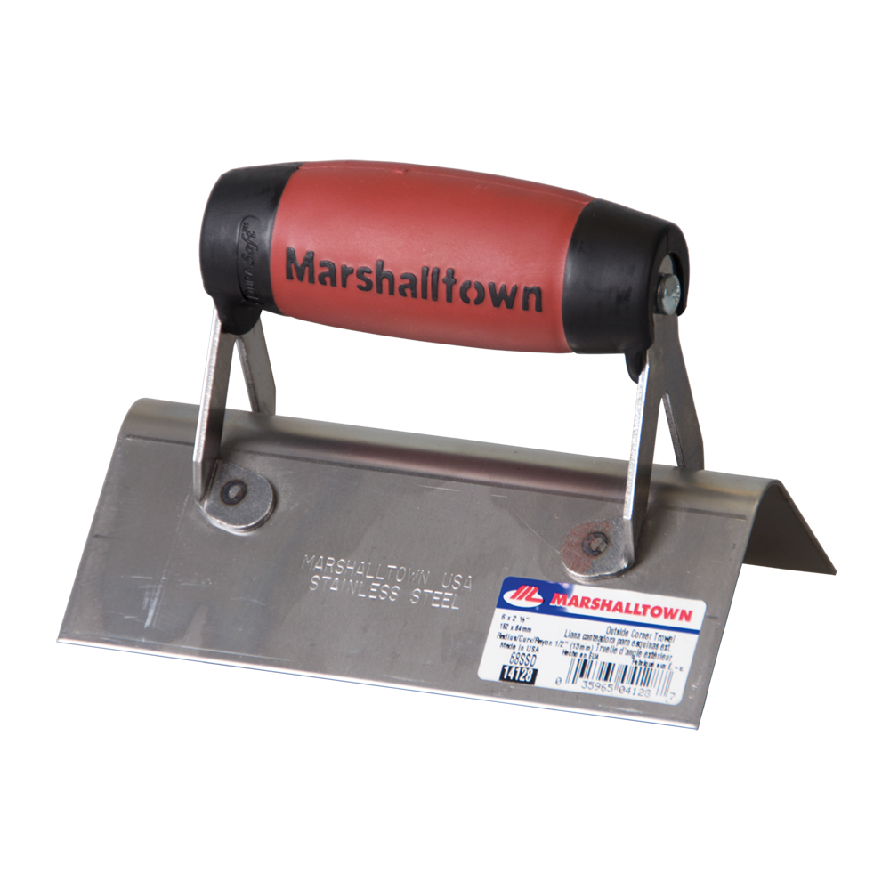 MARSHALLTOWN #68SSD STAINLESS CEMENTERS OUTSIDE CORNER TROWEL-DURASOFT