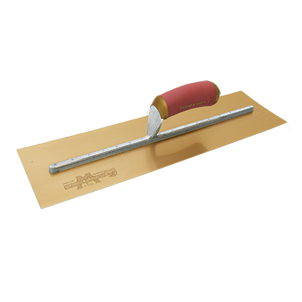 MARSHALLTOWN #GOLDEN STAINLESS STEEL FINISHING TROWEL - 400mm x 125mm