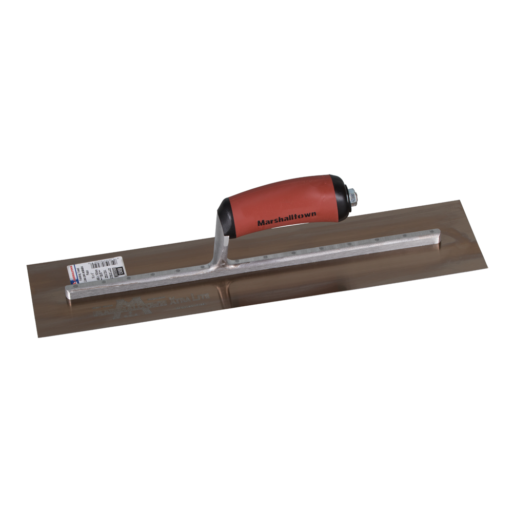 MARSHALLTOWN #GOLDEN STAINLESS STEEL FINISHING TROWEL - 400mm x 100mm
