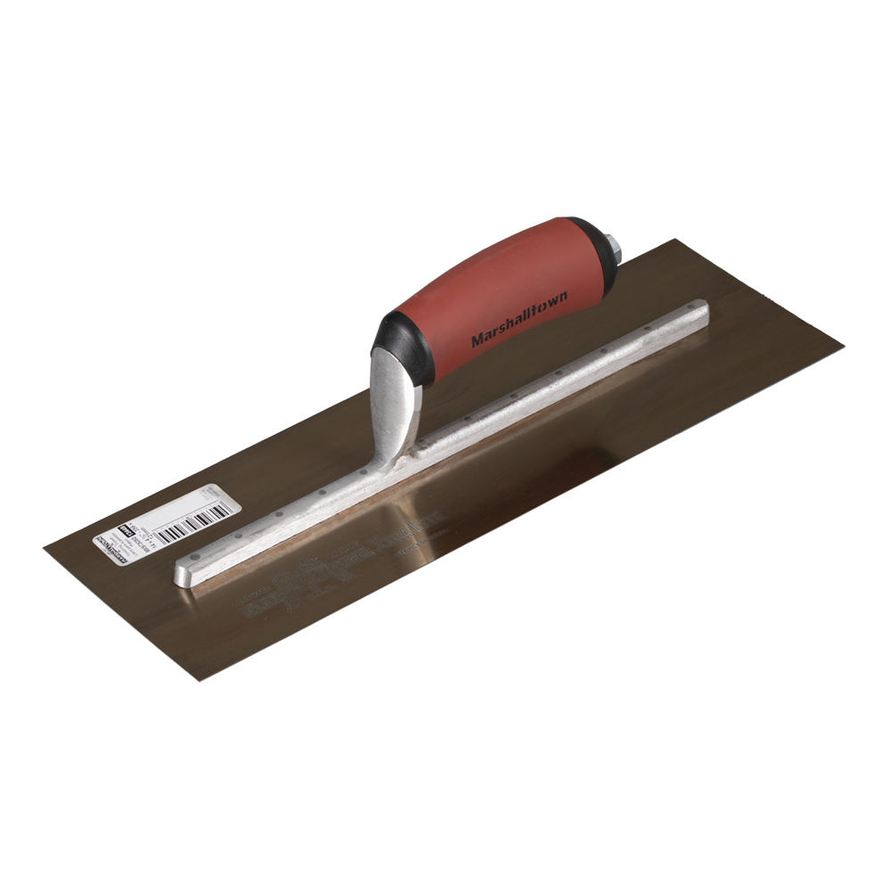 MARSHALLTOWN #GOLDEN STAINLESS STEEL FINISHING TROWEL - 350mm x 119mm