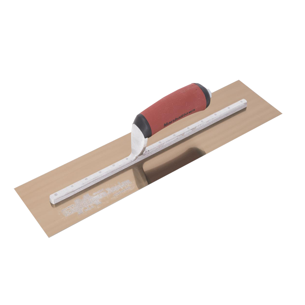 MARSHALLTOWN #GOLDEN STAINLESS STEEL FINISHING TROWEL - 450mm x 125mm