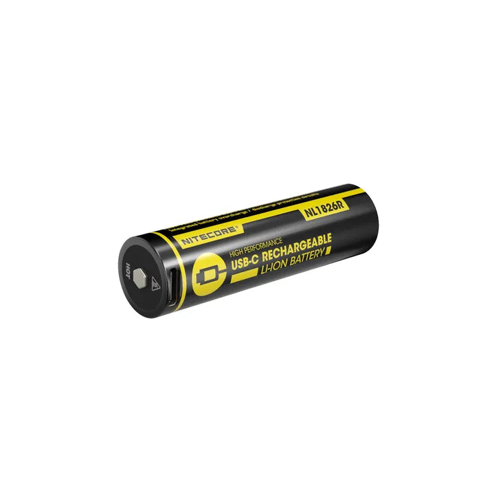 NITECORE LI-ION USB TYPE C RECHARGEABLE BATTERY 18650 2600mAh