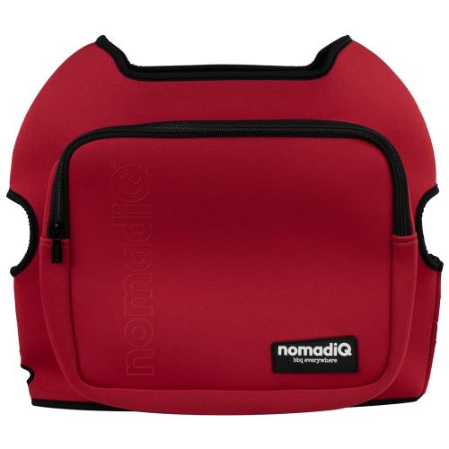 NomadiQ BBQ Protective Cover With Storage Pocket - Red