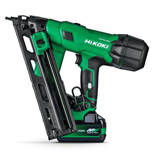 HIKOKI 18V GASLESS 90MM FRAMING & 15GA ANGLED BRADDER NAILER COMBO KIT