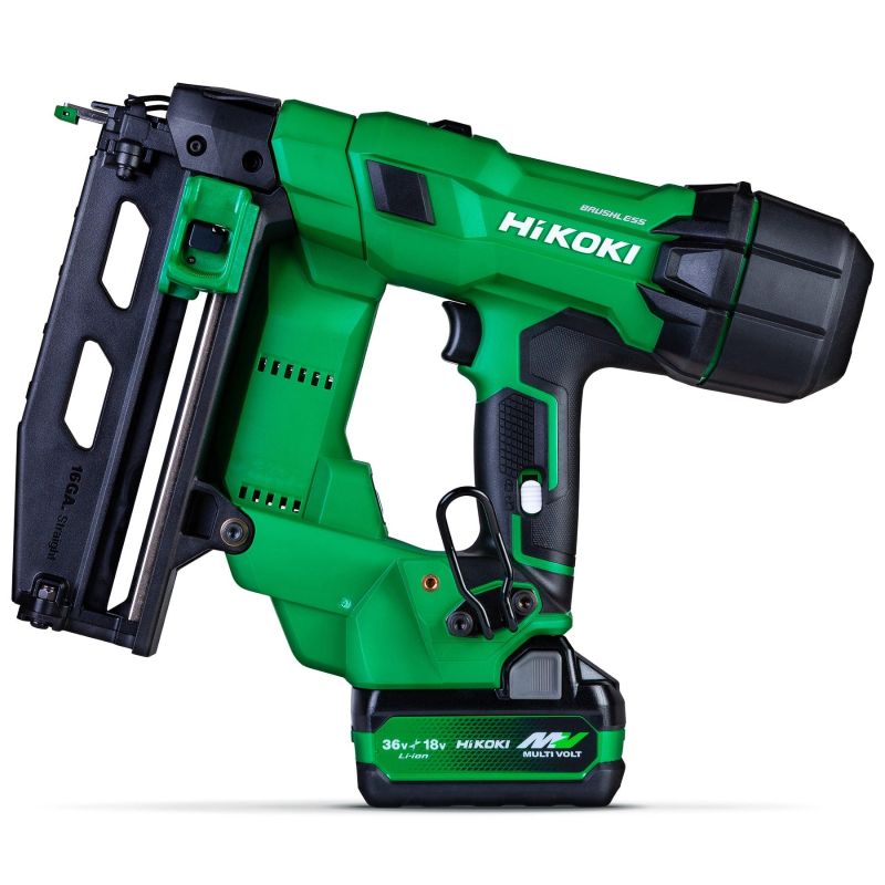 HIKOKI 18V GASLESS 90MM FRAMING & 16GA STRAIGHT BRADDER NAILER COMBO KIT