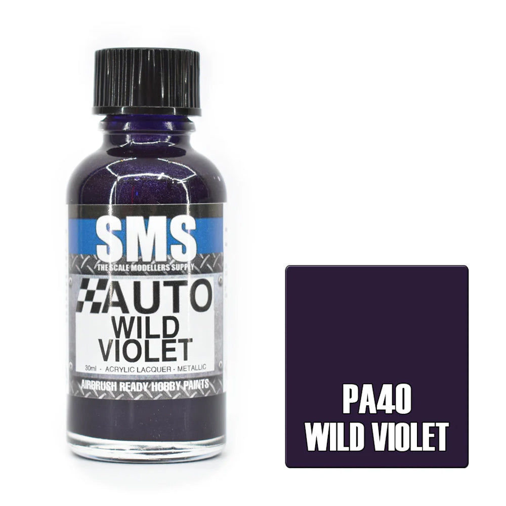 SMS Airbrush paint 30Ml Wild Violet Acrylic Lacquer Scale Modellers Supply