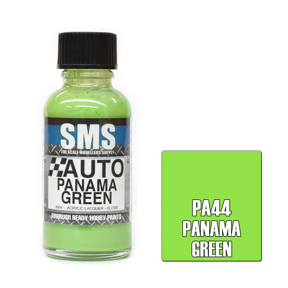SMS Airbrush paint 30Ml Panama Green Acrylic Lacquer Scale Modellers Supply
