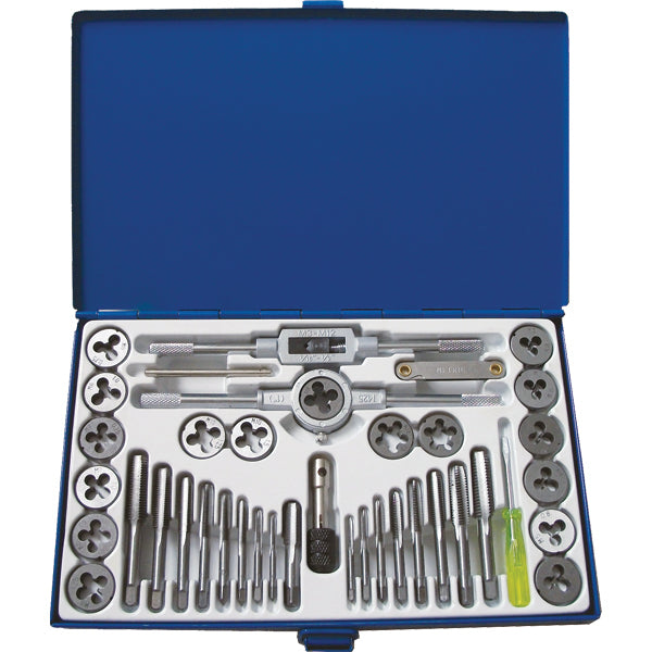 Proequip 39Pc Compact Tap & Die Set Metric & Sae