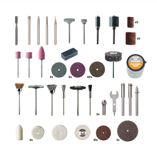 PG MINI 200pc Assorted Rotary Bit Set