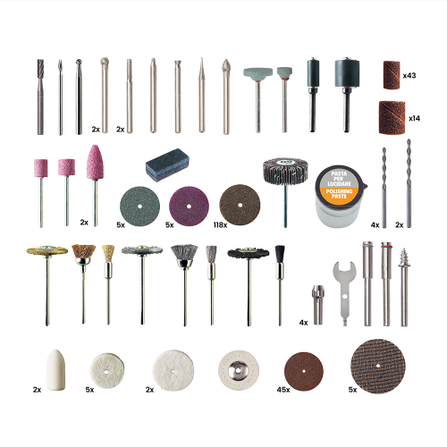 PG MINI 290pc Assorted Rotary Bit Set