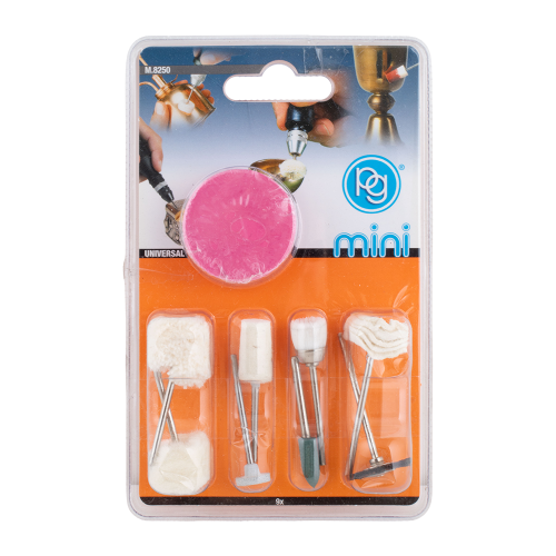 PG MINI 9pc Assorted Rotary Bit Set Cleaning & Polishing