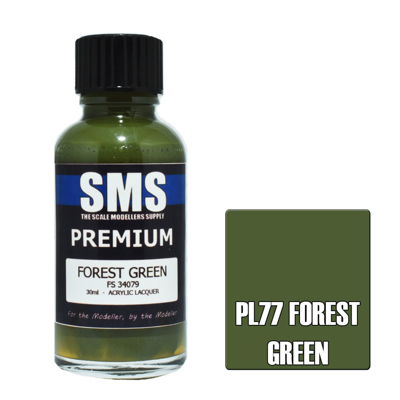 SMS Airbrush Paint 30ML PREMIUM FOREST GREEN 30ML ACRYLIC LACQUER