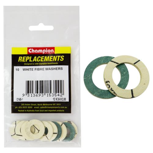 Champion 7/32In X 1/2In X 1/32In Polyprop Washer - 100Pk