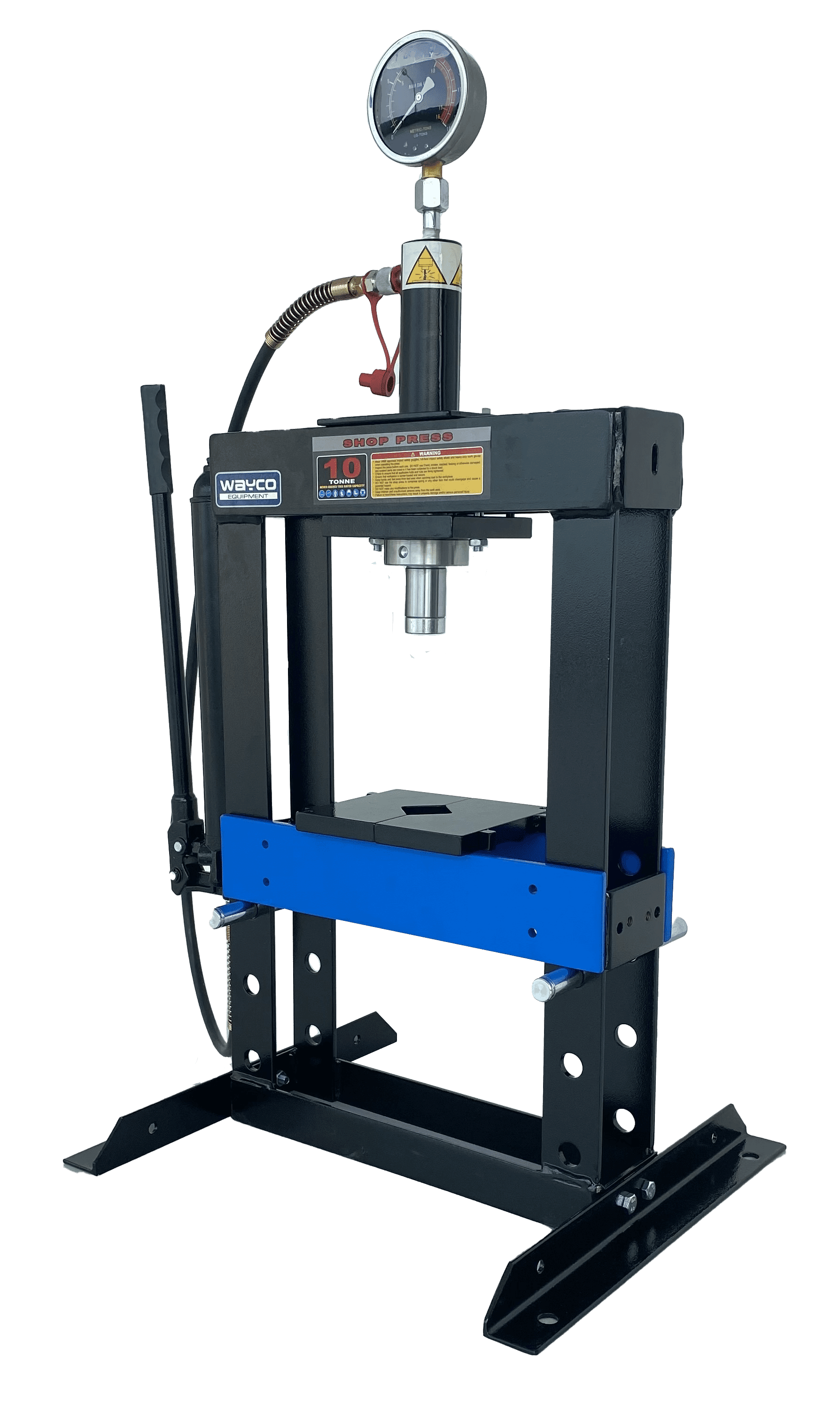 Wayco Hydraulic Shop Press 10 Ton with Hand Pump