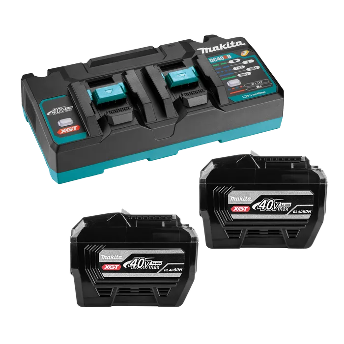 Makita 40Vmax XGT Tabless High-Output Battery and Charger Pack (8.0Ah)