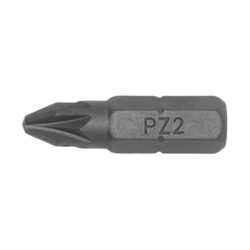 10PC 1/4IN HEX PZ2 BIT X 25MM L