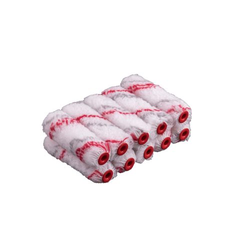 BULK Almax Mini Paint Roller Double Red Stripe 10 pack 60 of