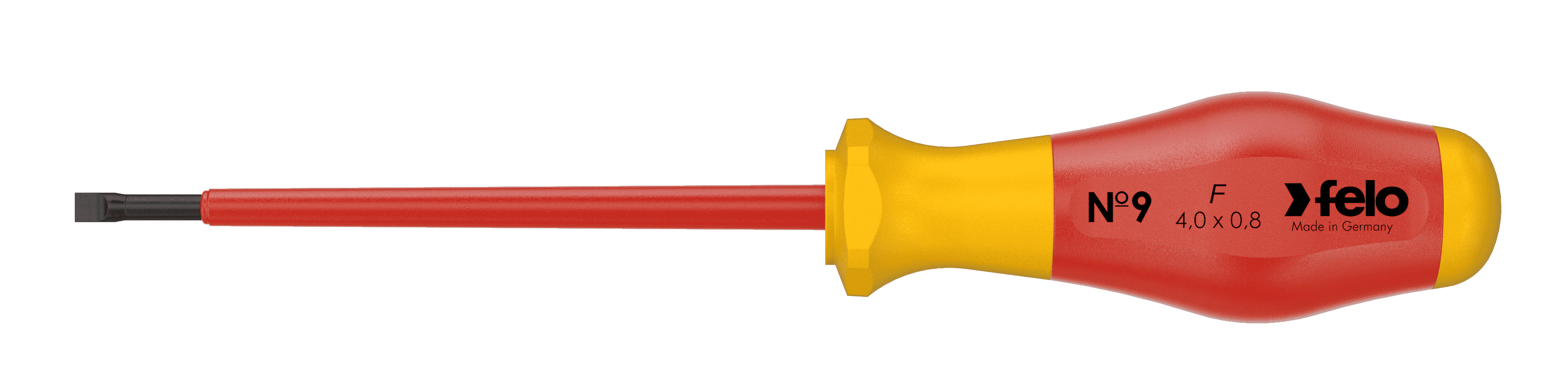 Felo 913 Screwdriver SL 4.0 x 0.8 x 100mm VDE