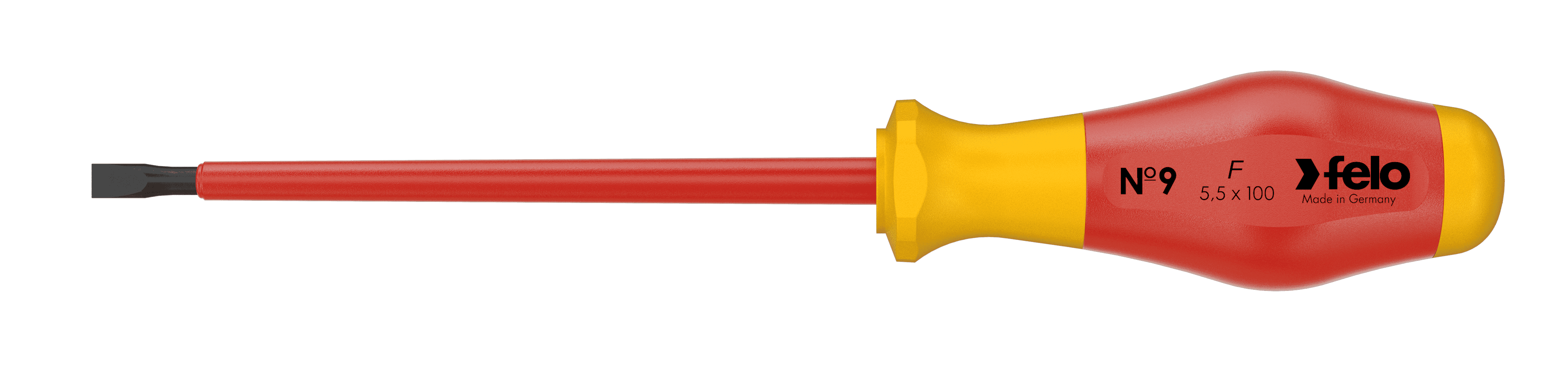 Felo 919 Screwdriver SL 5.5 x 1.0 x 125mm VDE