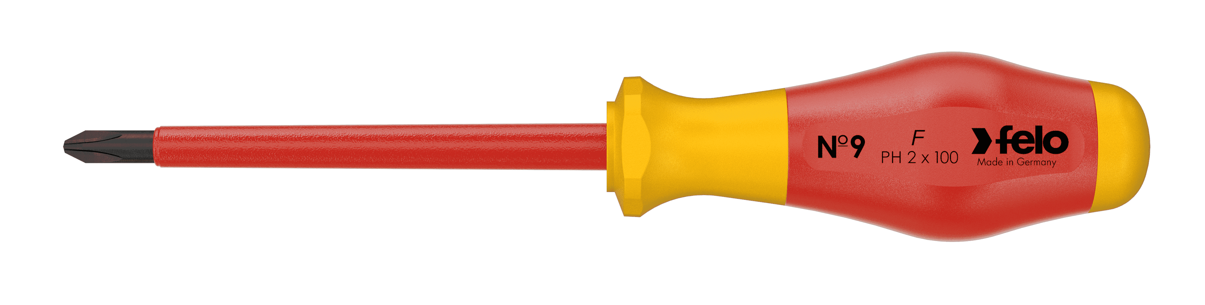 Felo 914 Screwdriver PH 2 x 100mm VDE