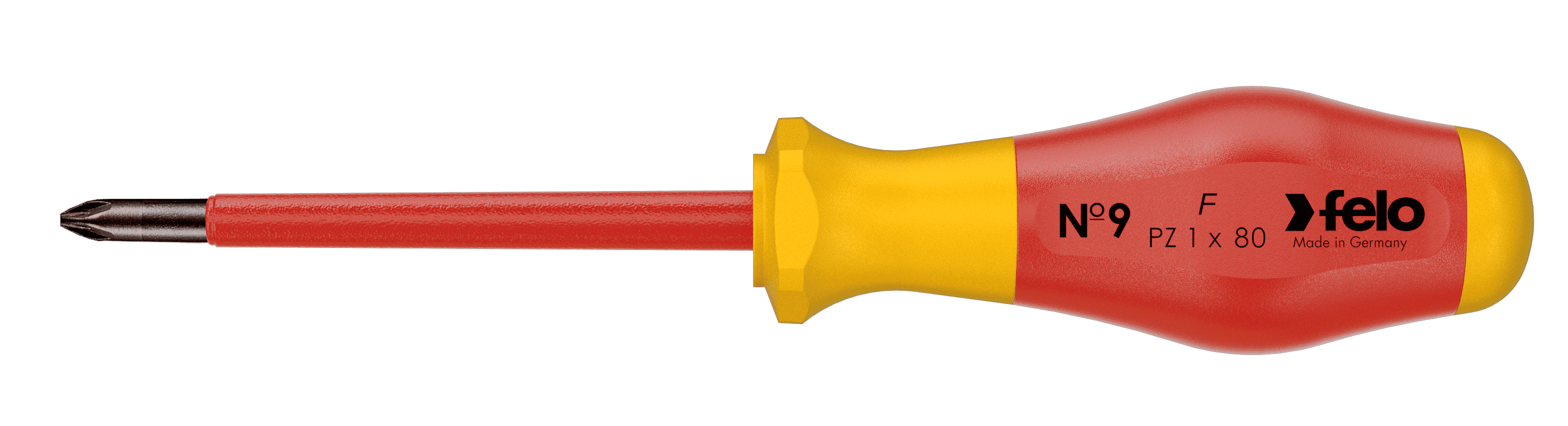 Felo 915 Screwdriver PZ 1 x 80mm VDE