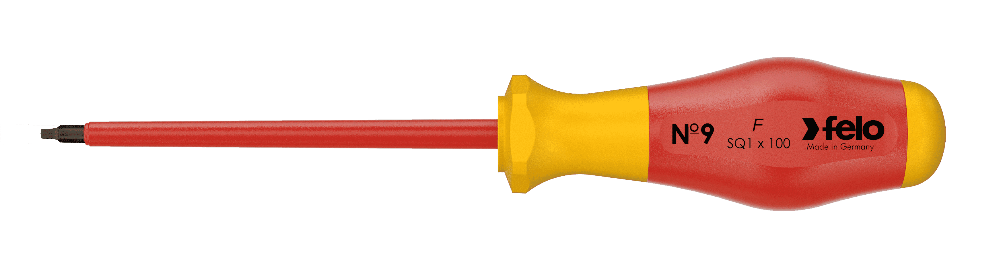 Felo 919 Screwdriver SQ 1 x 80mm VDE