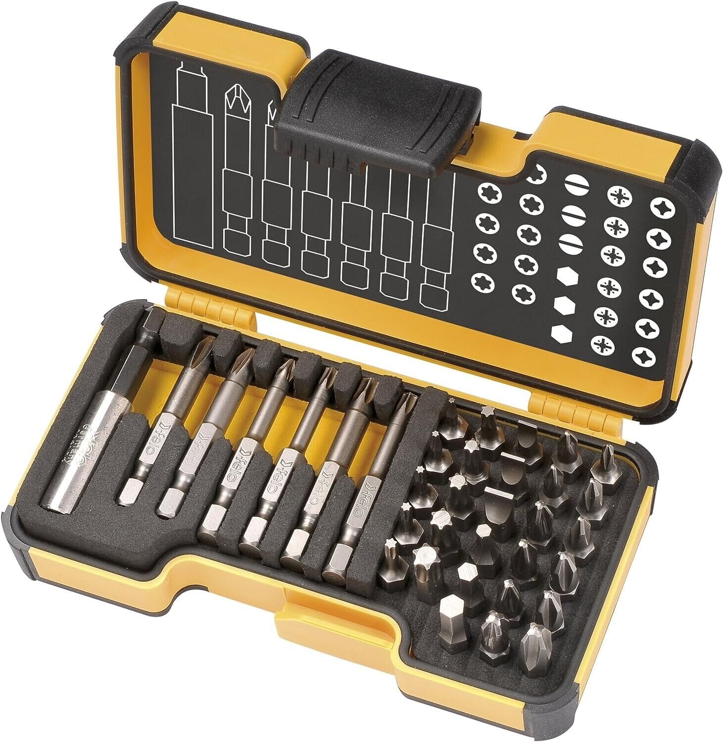 Felo BITS 35 Strongbox Bit Set 1/4 in Dr 35pc