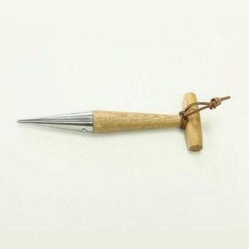 Omni Stainless Steel Dibble With Ash Handle